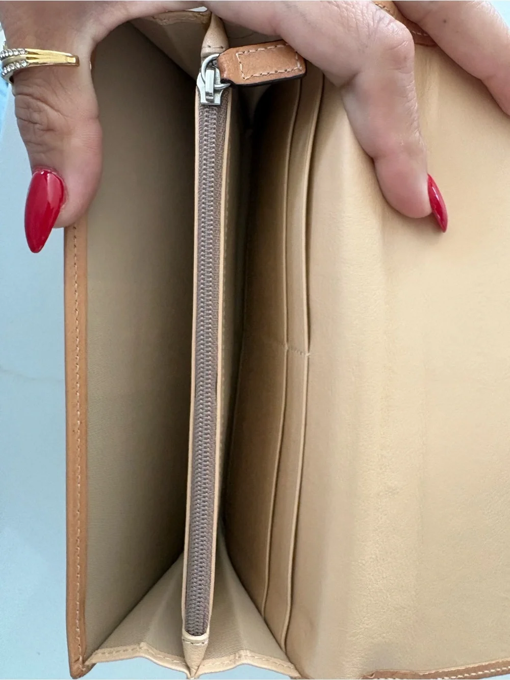 Dior continental wallet
